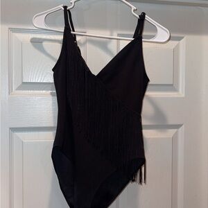 Fringe bodysuit